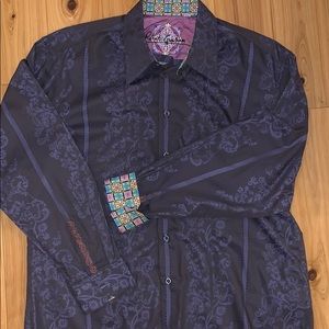 XL Robert Graham long sleeve dress shirt